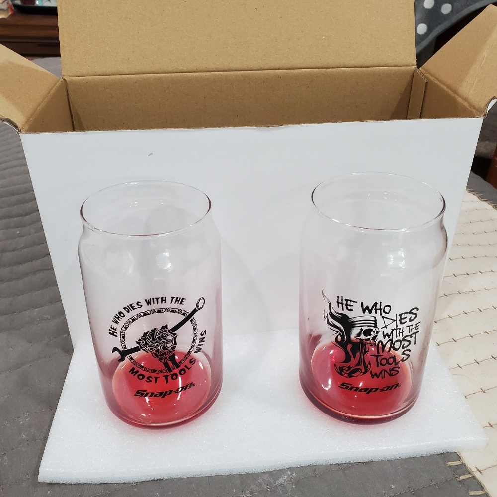 Pair of Snap On Tools bar glasses